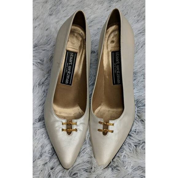VTG Stuart Weitzman Vintage Heels - Size 7.5B - Picture 1 of 8